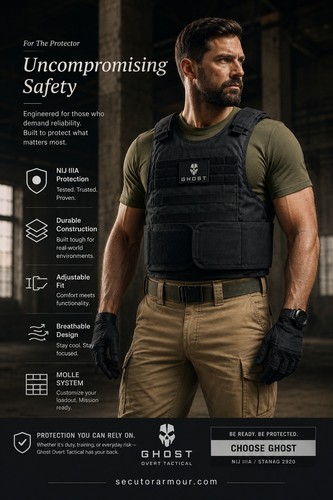 Ghost overt tactical molle - ghost,