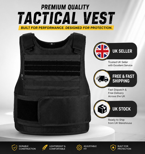 Body armour vest with - armour,