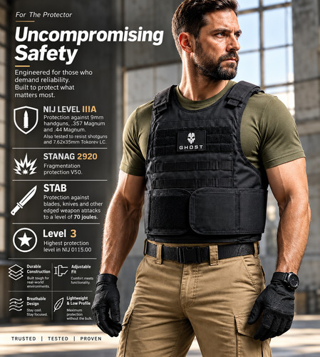 Ghost overt tactical - ghost, molle